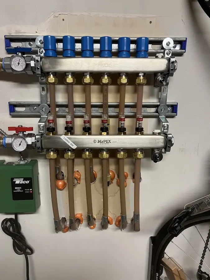 Plumber performing Leak Detection at a residential property in West Springfield